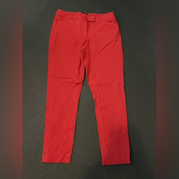 White House‎ black market red the slim pants size 6 - Picture 1 of 8